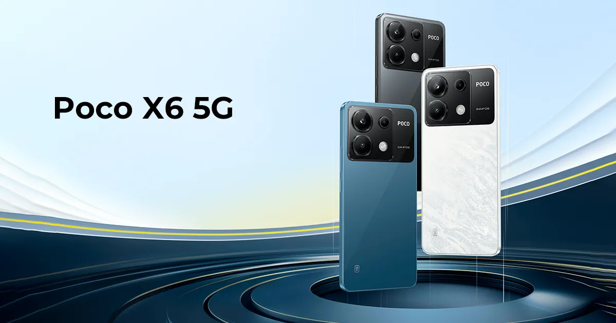 Смартфон Xiaomi Poco X6 5G 12/512 ГБ белый (2sim) Смартфон Xiaomi Poco X6 5G 12/512 ГБ белый (2sim) - 1