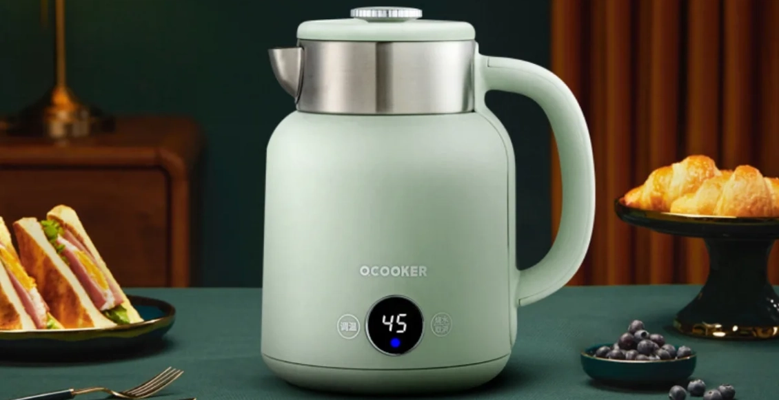 Электрочайник Xiaomi Qcooker Smart Health Kettle зелёный Электрочайник Xiaomi Qcooker Smart Health Kettle зелёный - 1