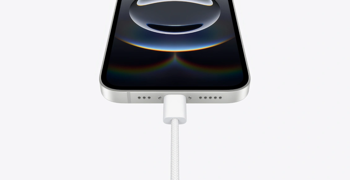 Смартфон Apple iPhone 16e 128 ГБ белый (1sim + eSim) Смартфон Apple iPhone 16e 128 ГБ белый (1sim + eSim) - 7