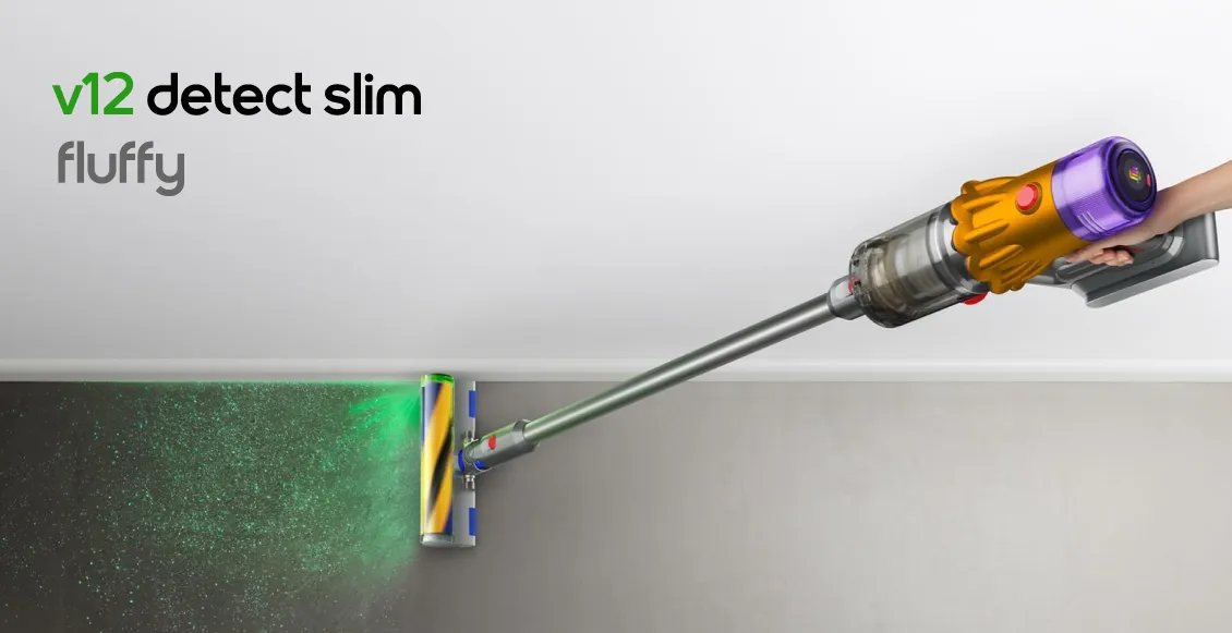 Беспроводной пылесос Dyson V12 Detect Slim Fluffy никель, синий (SV46) Беспроводной пылесос Dyson V12 Detect Slim Fluffy никель, синий (SV46) - 1