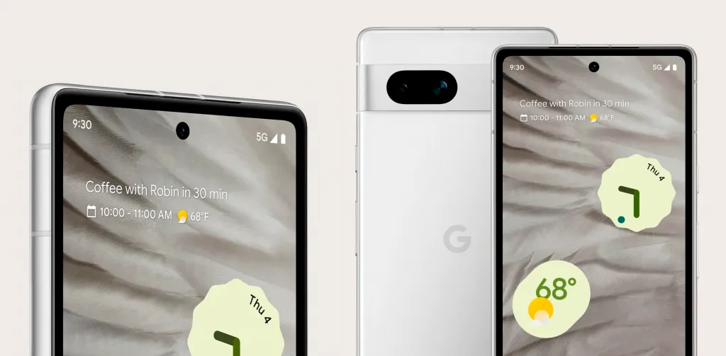Смартфон Google Pixel 7a 8/128 ГБ голубой (1sim + eSim) Смартфон Google Pixel 7a 8/128 ГБ голубой (1sim + eSim) - 2