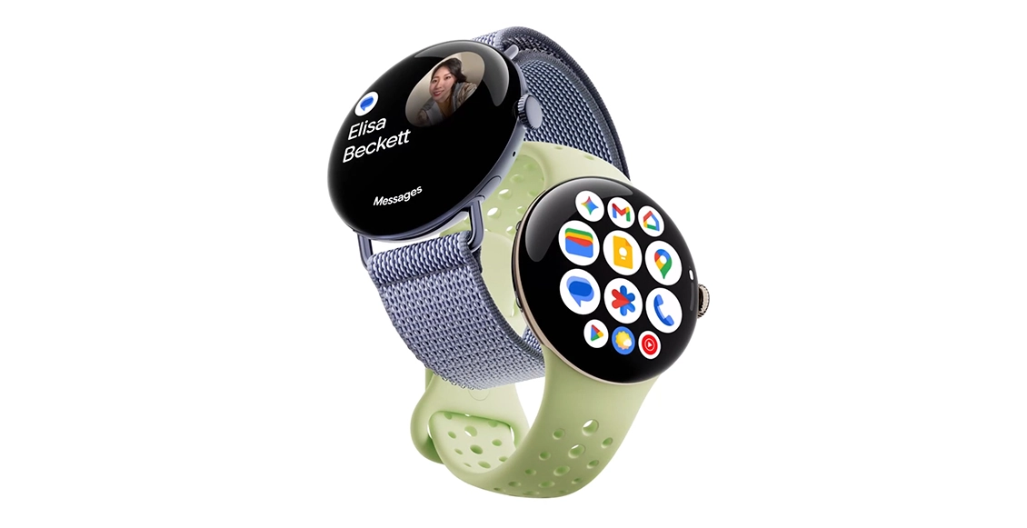 Умные часы Google Pixel Watch 4 45mm (Wi-Fi) серебристый (бежевый ремешок) Умные часы Google Pixel Watch 4 45mm (Wi-Fi) серебристый (бежевый ремешок) - 1