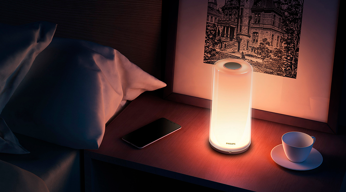 Умная настольная лампа Xiaomi Philips Zhirui Smart Bedside Lamp белый Умная настольная лампа Xiaomi Philips Zhirui Smart Bedside Lamp белый - 1