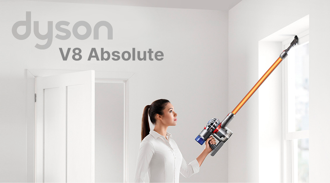 Беспроводной пылесос Dyson V8 Absolute серебристый, никель (SV25) Беспроводной пылесос Dyson V8 Absolute серебристый, никель (SV25) - 2