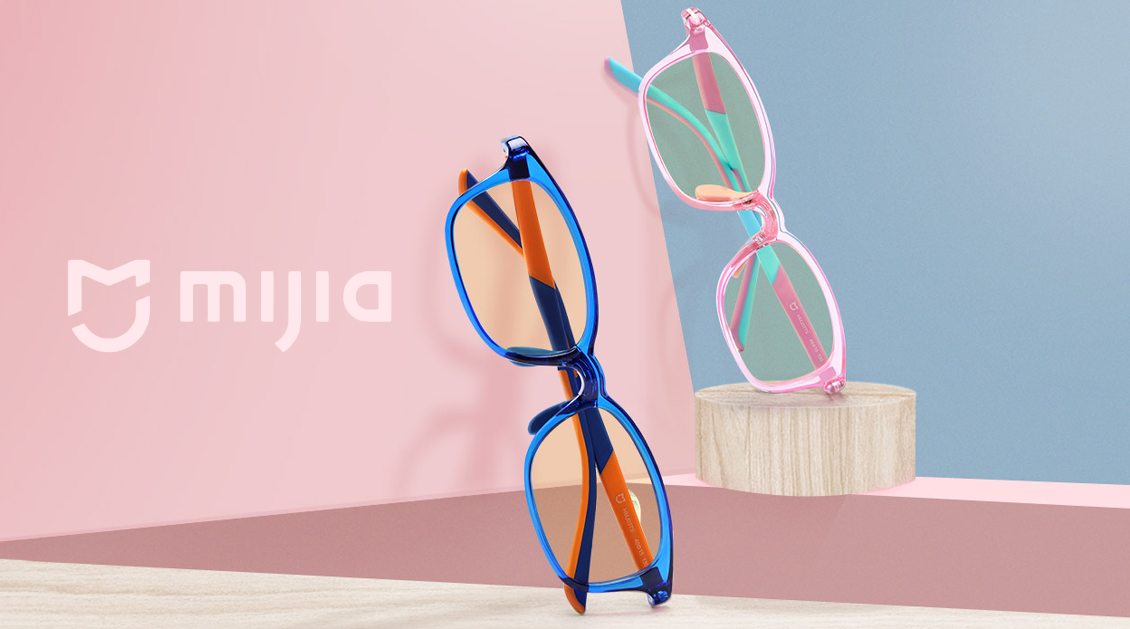 Компьютерные очки Xiaomi Mijia Childrens Computer Glasses розово-голубой Компьютерные очки Xiaomi Mijia Childrens Computer Glasses розово-голубой - 1