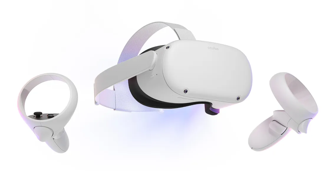 Шлем виртуальной реальности Oculus Quest 2 128 ГБ белый Шлем виртуальной реальности Oculus Quest 2 128 ГБ белый - 1