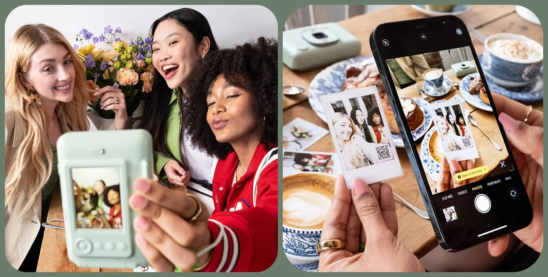 Фотоаппарат моментальной печати Fujifilm Instax Mini LiPlay Hybrid белый Фотоаппарат моментальной печати Fujifilm Instax Mini LiPlay Hybrid белый - 1