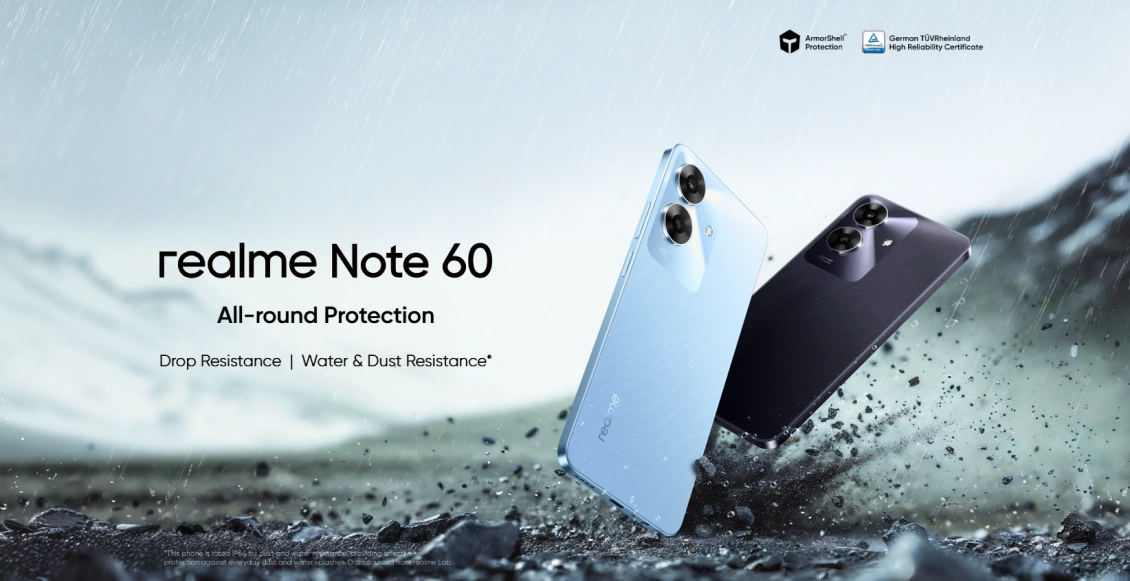Смартфон Realme Note 60 6/128 ГБ "полночный чёрный" (2sim) Смартфон Realme Note 60 6/128 ГБ "полночный чёрный" (2sim) - 1