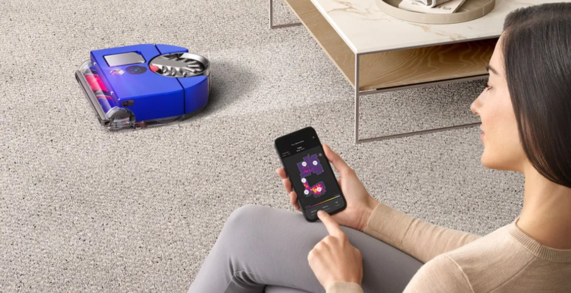 Робот-пылесос Dyson 360 Vis Nav синий, никель (RB03) Робот-пылесос Dyson 360 Vis Nav синий, никель (RB03) - 2