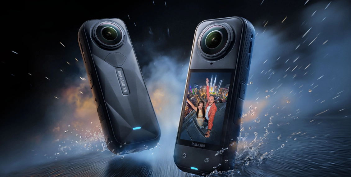 Экшн-камера Insta360 X5 чёрный (Essential Bundle) Экшн-камера Insta360 X5 чёрный (Essential Bundle) - 1
