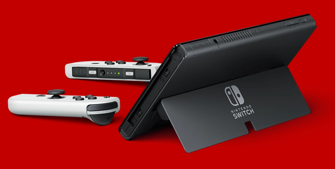 Игровая приставка Nintendo Switch OLED 64 ГБ белый Игровая приставка Nintendo Switch OLED 64 ГБ белый - 3