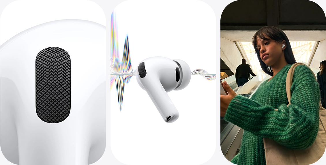 Беспроводные наушники Apple AirPods Pro 3 белый Беспроводные наушники Apple AirPods Pro 3 белый - 3