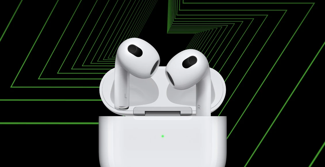 Беспроводные наушники Apple AirPods 3 градиент сине-фиолетовый (полная покраска) (5015,3017) Беспроводные наушники Apple AirPods 3 градиент сине-фиолетовый (полная покраска) (5015,3017) - 1