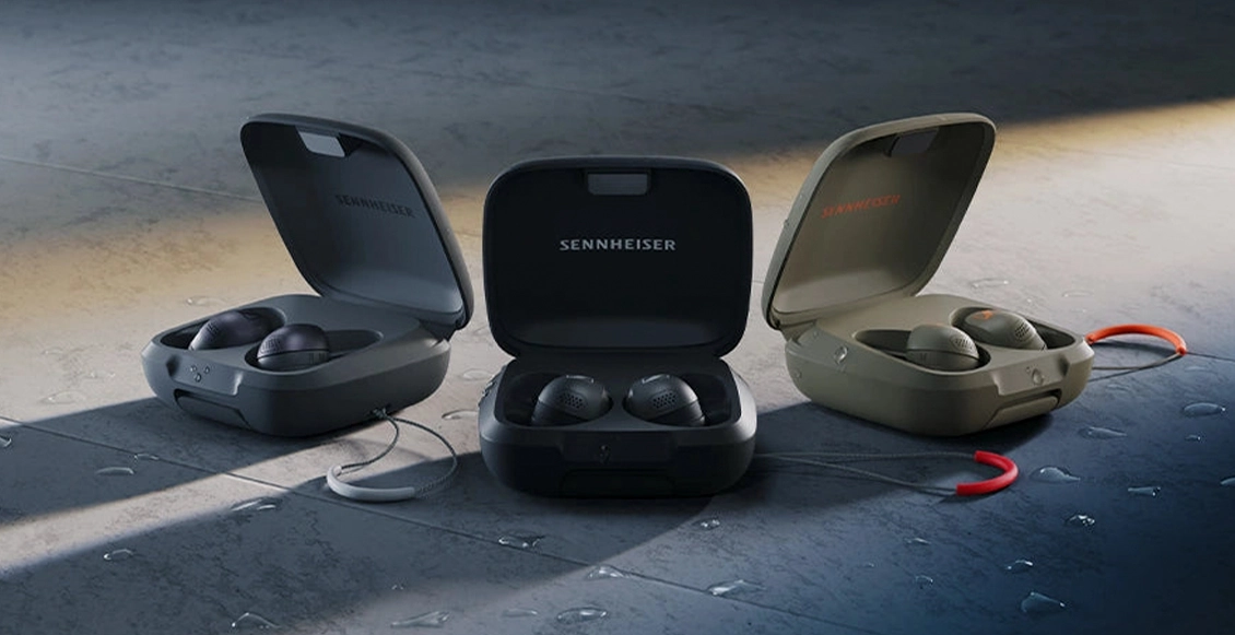 Беспроводные наушники Sennheiser Momentum Sport зелёный Беспроводные наушники Sennheiser Momentum Sport зелёный - 1