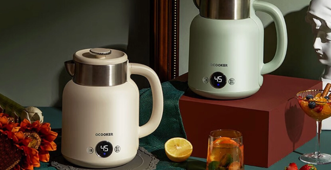 Электрочайник Xiaomi Qcooker Smart Health Kettle зелёный Электрочайник Xiaomi Qcooker Smart Health Kettle зелёный - 1