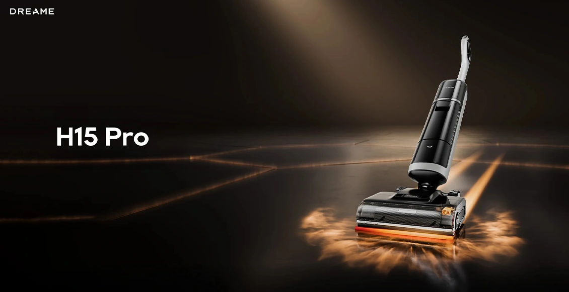 Моющий беспроводной пылесос Xiaomi Dreame H15 Pro чёрный Моющий беспроводной пылесос Xiaomi Dreame H15 Pro чёрный - 1