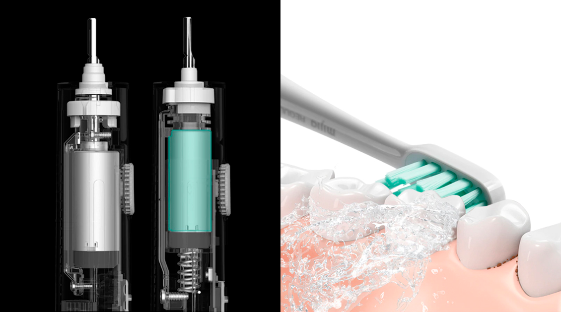 Электрическая зубная щетка Xiaomi Mijia T300 Electric Toothbrush белый Электрическая зубная щетка Xiaomi Mijia T300 Electric Toothbrush белый - 1