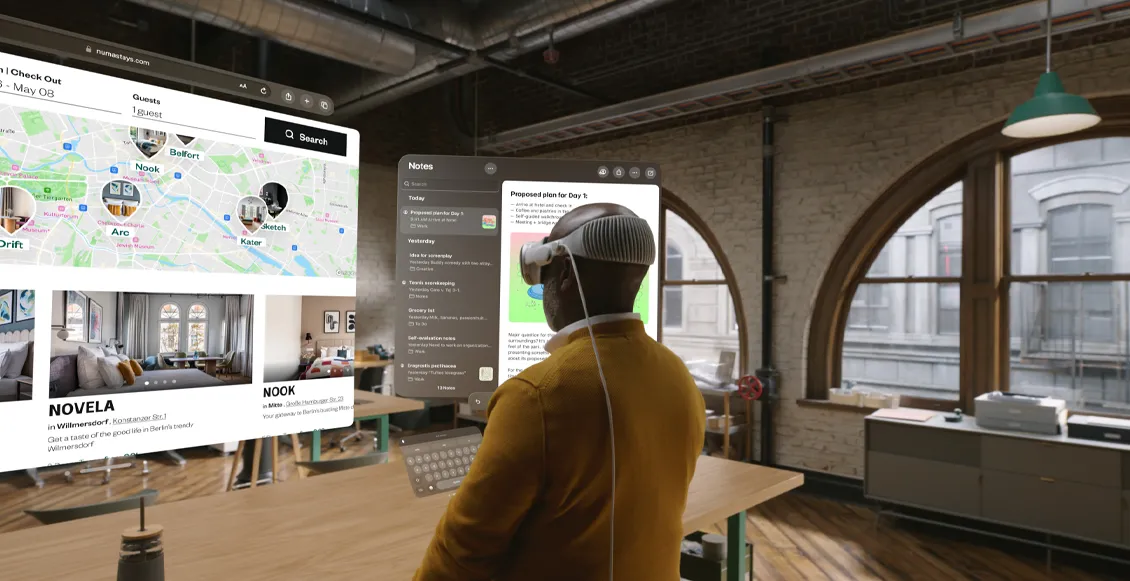Очки смешанной реальности Apple Vision Pro (2024) M2 1 ТБ серый Очки смешанной реальности Apple Vision Pro (2024) M2 1 ТБ серый - 7
