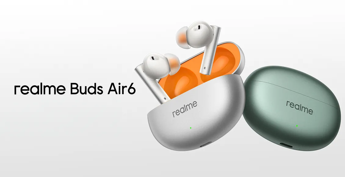 Беспроводные наушники Realme Buds Air 6 зелёный Беспроводные наушники Realme Buds Air 6 зелёный - 1