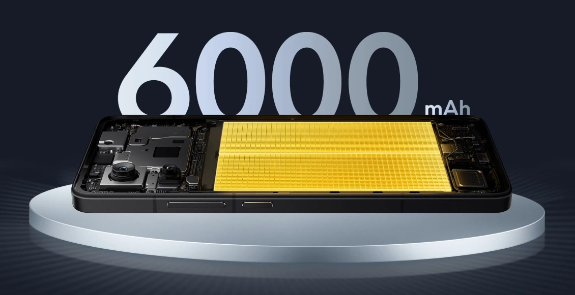 Смартфон Xiaomi Poco F7 Pro 12/512 ГБ голубой (2sim) Смартфон Xiaomi Poco F7 Pro 12/512 ГБ голубой (2sim) - 6
