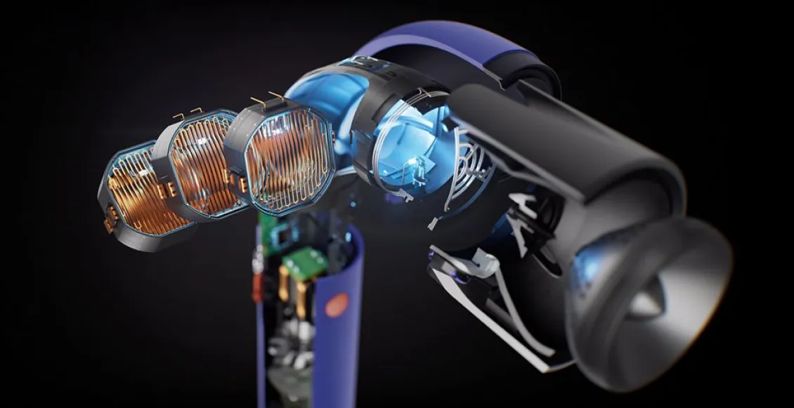 Фен Dyson Supersonic HD18 Professional Vinca blue / Topaz (Азия) Фен Dyson Supersonic HD18 Professional Vinca blue / Topaz (Азия) - 2