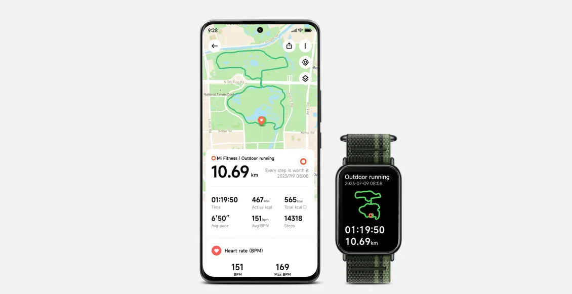 Фитнес-браслет Xiaomi Smart Band 8 Pro чёрный (GL) Фитнес-браслет Xiaomi Smart Band 8 Pro чёрный (GL) - 4