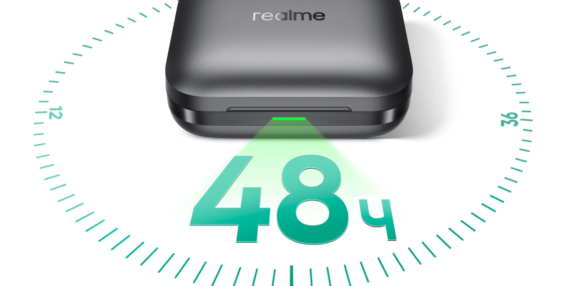 Беспроводные наушники Realme Buds Air 7 Pro чёрный Беспроводные наушники Realme Buds Air 7 Pro чёрный - 6