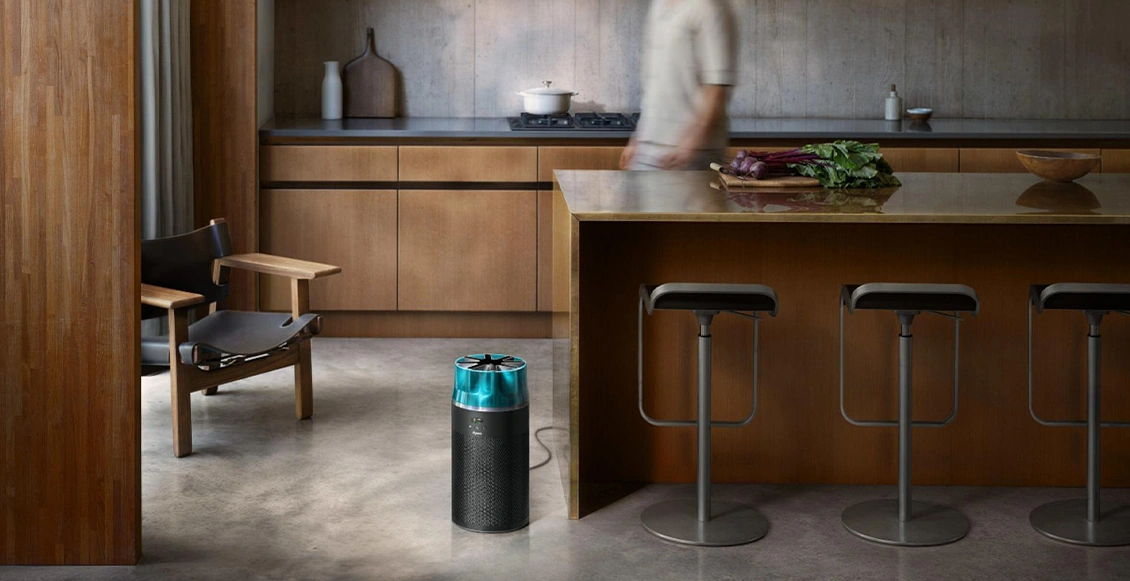 Очиститель воздуха Dyson HushJet Purifier Compact HJ10 черный, бирюзовый Очиститель воздуха Dyson HushJet Purifier Compact HJ10 черный, бирюзовый - 1