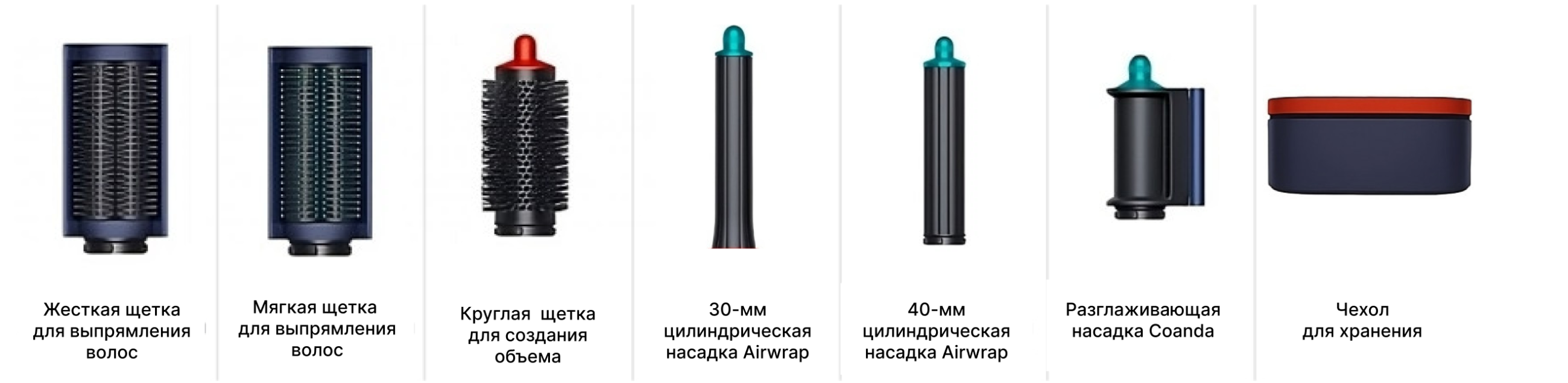 Стайлер Dyson Airwrap Complete Long HS05 синий, оранжевый (футляр) Стайлер Dyson Airwrap Complete Long HS05 синий, оранжевый (футляр) - 1
