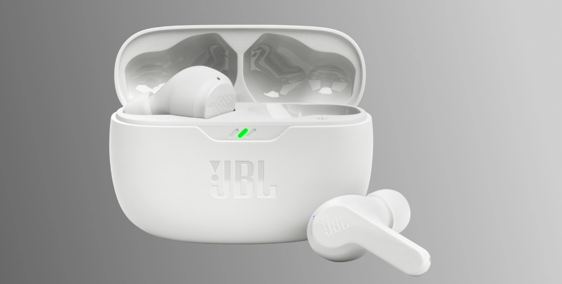 Беспроводные наушники JBL Wave Beam белый Беспроводные наушники JBL Wave Beam белый - 1