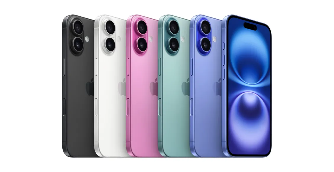 Смартфон Apple iPhone 16 256 ГБ розовый (1sim + eSim) Смартфон Apple iPhone 16 256 ГБ розовый (1sim + eSim) - 1