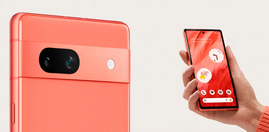 Смартфон Google Pixel 7a 8/128 ГБ голубой (1sim + eSim) Смартфон Google Pixel 7a 8/128 ГБ голубой (1sim + eSim) - 1