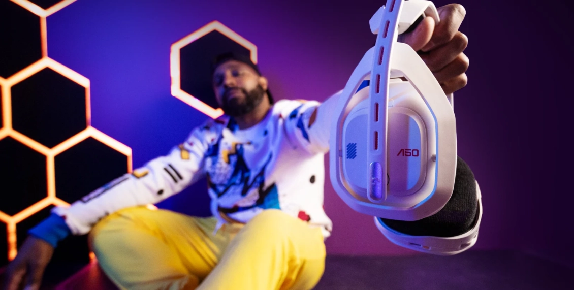 Беспроводные наушники Logitech Astro A50 (Gen 5 USB-C) белый Беспроводные наушники Logitech Astro A50 (Gen 5 USB-C) белый - 1
