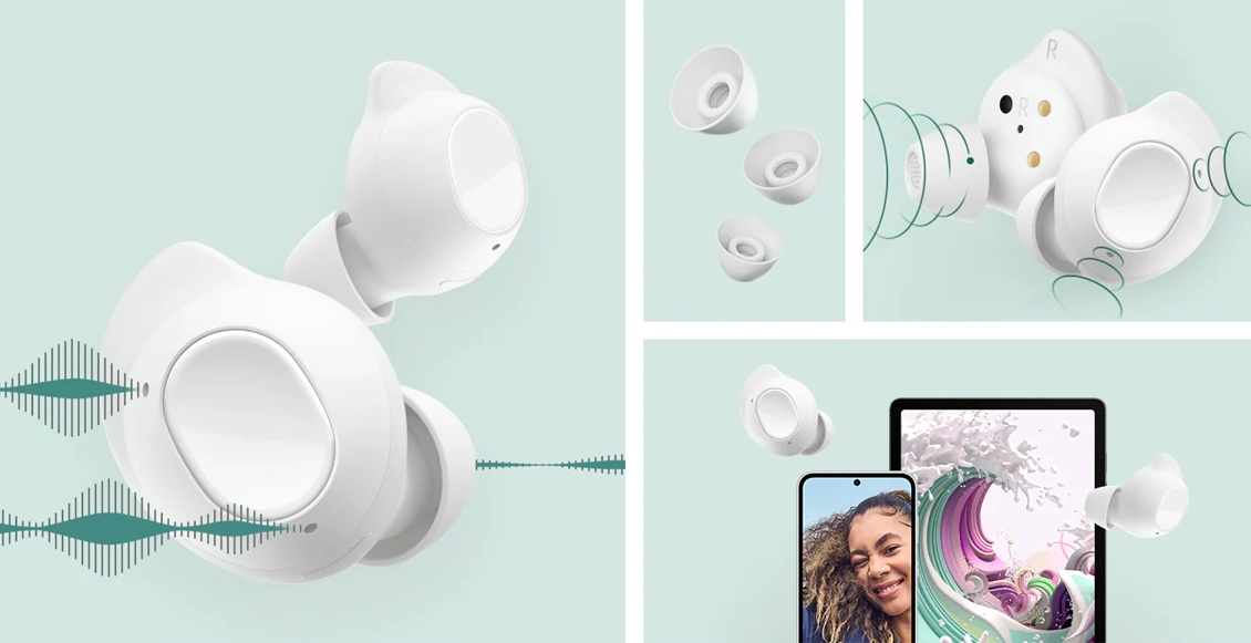Беспроводные наушники Samsung Galaxy Buds FE белый Беспроводные наушники Samsung Galaxy Buds FE белый - 2