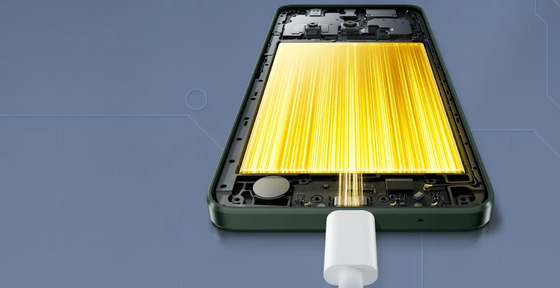 Смартфон Xiaomi Poco C61 4/128 ГБ зелёный (2sim) Смартфон Xiaomi Poco C61 4/128 ГБ зелёный (2sim) - 6