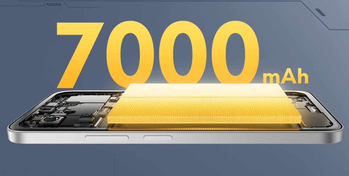 Смартфон Xiaomi Poco M7 4G 8/256 ГБ чёрный (2sim) Смартфон Xiaomi Poco M7 4G 8/256 ГБ чёрный (2sim) - 6