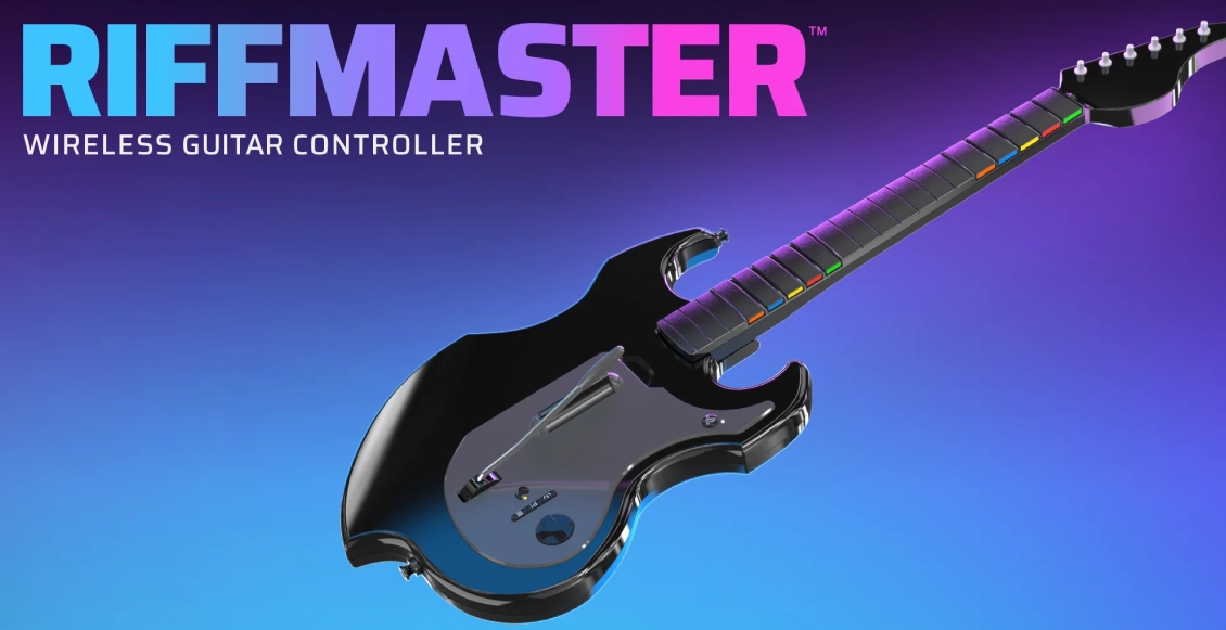 Гитара PDP Riffmaster Guitar Controller для PS5/PS4 чёрный Гитара PDP Riffmaster Guitar Controller для PS5/PS4 чёрный - 1