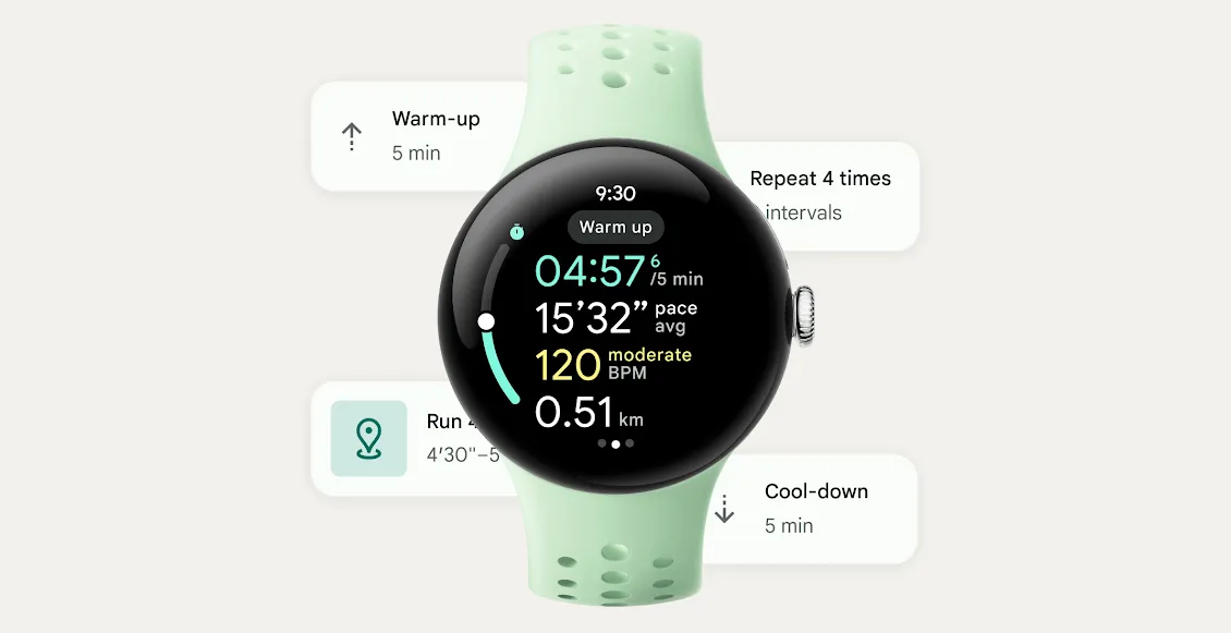 Умные часы Google Pixel Watch 3 45mm ореховый Умные часы Google Pixel Watch 3 45mm ореховый - 3