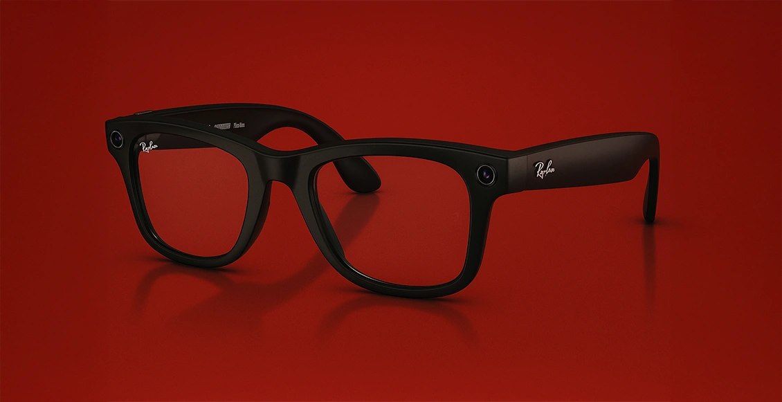 Умные очки Ray-Ban Wayfarer Shiny Black, Clear, (53-22-155mm) Умные очки Ray-Ban Wayfarer Shiny Black, Clear, (53-22-155mm) - 1