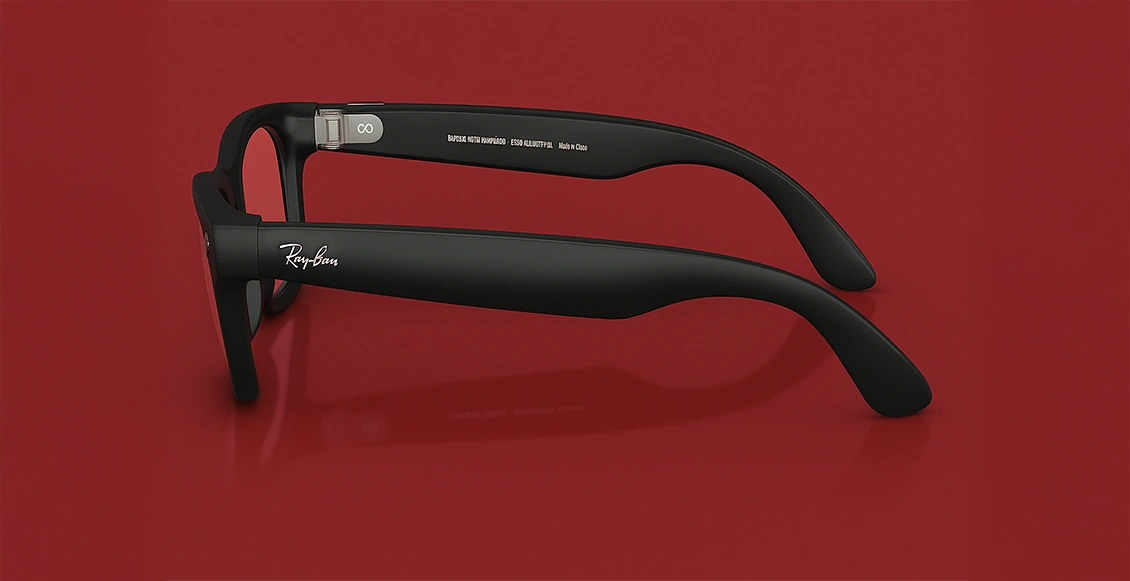 Умные очки Ray-Ban Wayfarer Shiny Black, Clear, (53-22-155mm) Умные очки Ray-Ban Wayfarer Shiny Black, Clear, (53-22-155mm) - 2