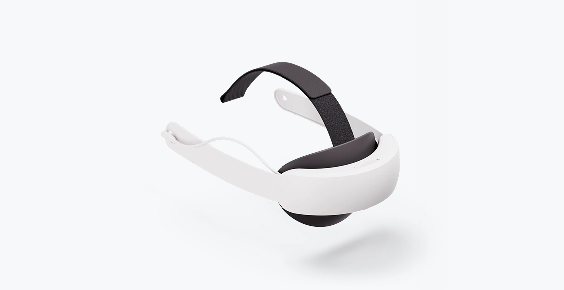 Регулируемое крепление с аккумулятором Oculus Elite Strap для Oculus Quest 3 белый Регулируемое крепление с аккумулятором Oculus Elite Strap для Oculus Quest 3 белый - 1