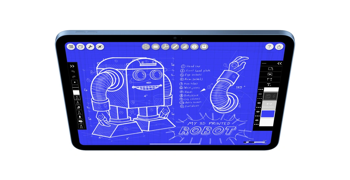 Планшет Apple iPad 11" (2025) A16 Bionic Wi-Fi 128 ГБ синий Планшет Apple iPad 11" (2025) A16 Bionic Wi-Fi 128 ГБ синий - 2