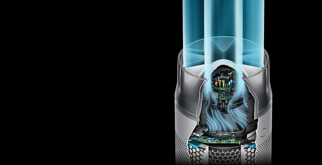 Очиститель воздуха Dyson HushJet Purifier Compact HJ10 черный, бирюзовый Очиститель воздуха Dyson HushJet Purifier Compact HJ10 черный, бирюзовый - 5