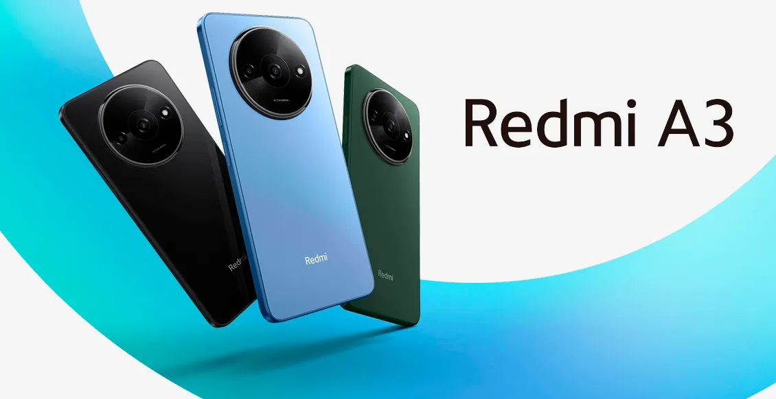 Смартфон Xiaomi Redmi A3 3/64 ГБ чёрный (2sim) Смартфон Xiaomi Redmi A3 3/64 ГБ чёрный (2sim) - 1