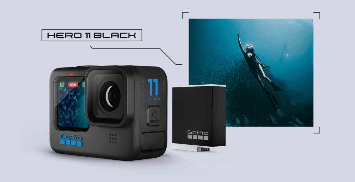 Экшн-камера GoPro Hero 11 Black (CHDHX-112), чёрный Экшн-камера GoPro Hero 11 Black (CHDHX-112), чёрный - 1