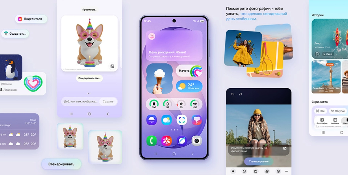 Смартфон Samsung Galaxy S26 12/256 ГБ чёрный (2sim + eSim) Смартфон Samsung Galaxy S26 12/256 ГБ чёрный (2sim + eSim) - 5