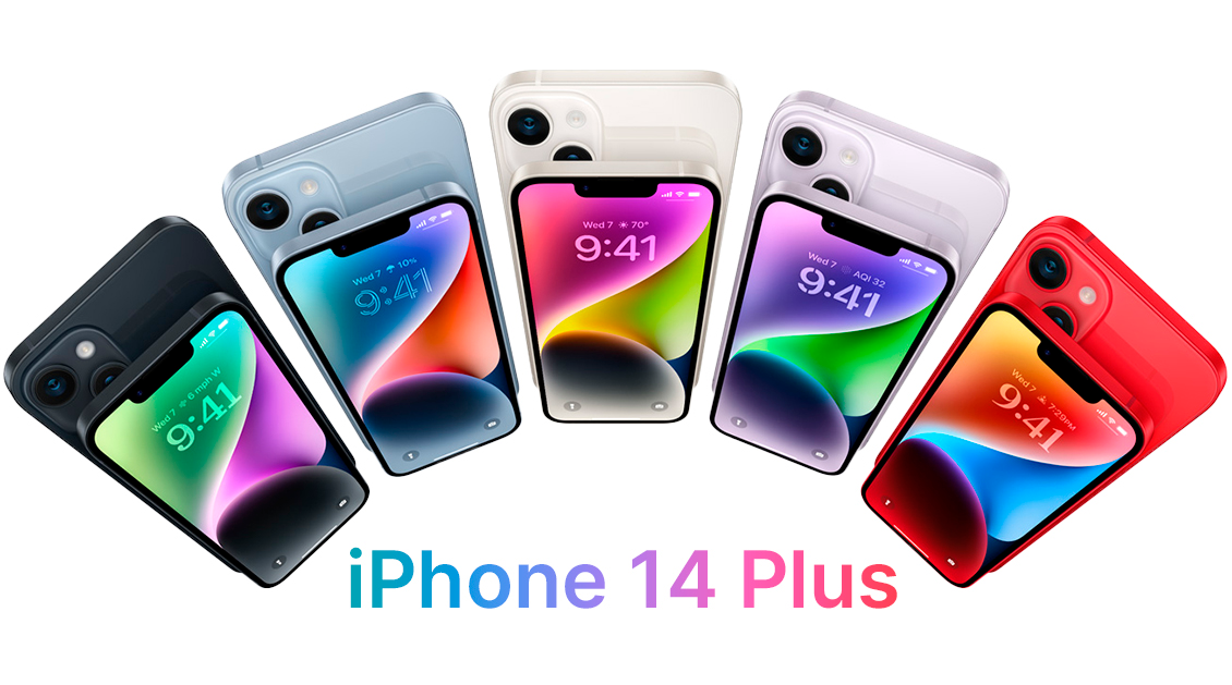 Смартфон Apple iPhone 14 Plus 128 ГБ фиолетовый (2sim) Смартфон Apple iPhone 14 Plus 128 ГБ фиолетовый (2sim) - 1