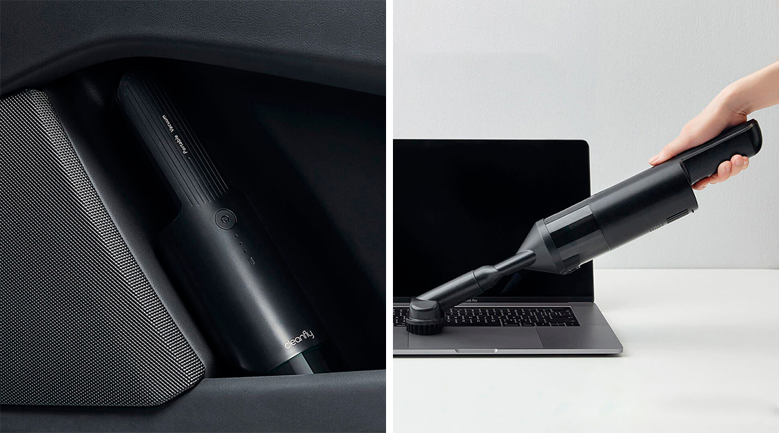 Ручной пылесос CleanFly FV2 + насадки Xiaomi белый Ручной пылесос CleanFly FV2 + насадки Xiaomi белый - 1