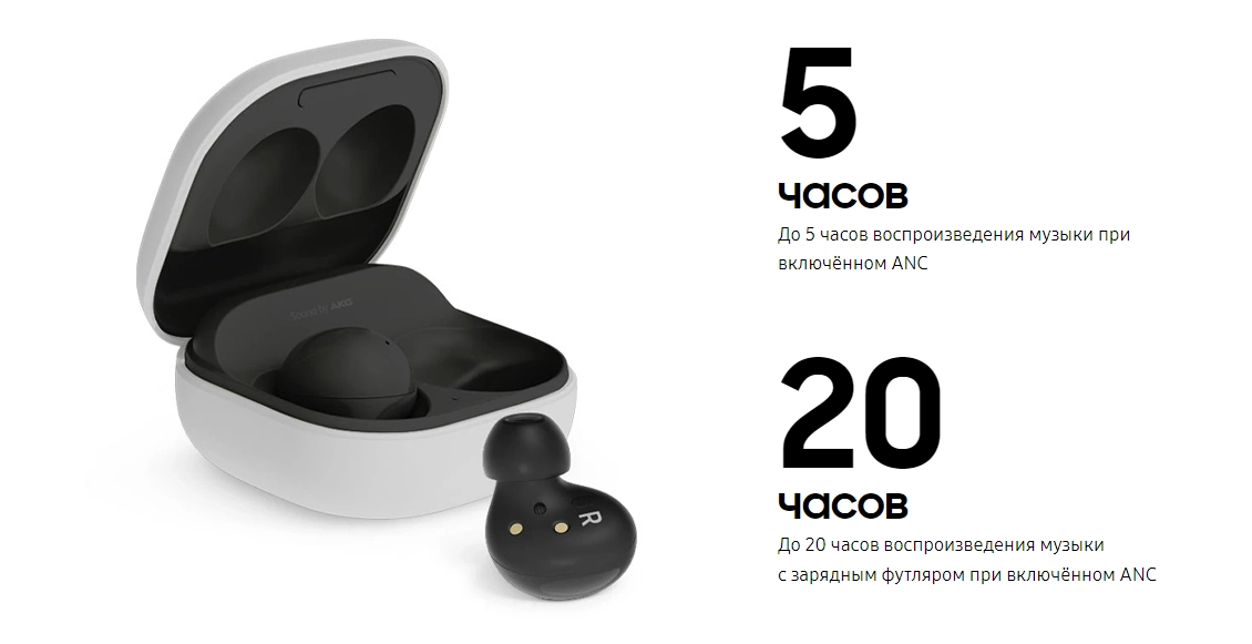 Беспроводные наушники Samsung Galaxy Buds 2 белый Беспроводные наушники Samsung Galaxy Buds 2 белый - 5