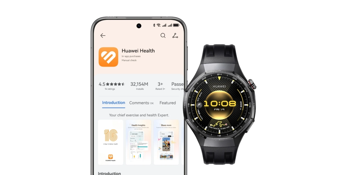 Умные часы Huawei Watch GT 6 Pro 46mm чёрный Умные часы Huawei Watch GT 6 Pro 46mm чёрный - 4
